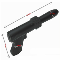 FUKR Gode vibrant avec poussée Fuck Gun 10 x 3cm